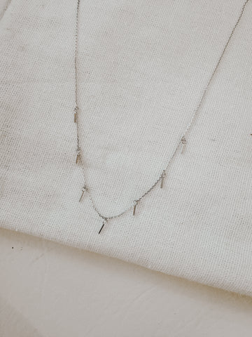 Moonstone Lariat Necklace